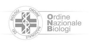 Logo ONB Ordine Nazionale dei Biologi, scala di grigi